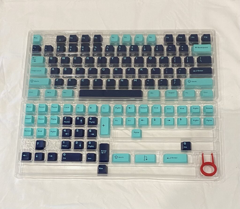 Cherry profile clone switches cyan and navy