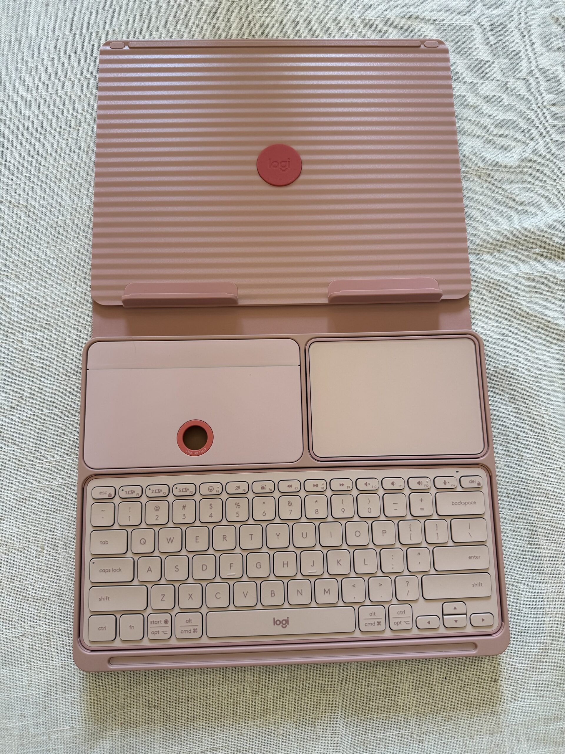Logitech Logi Casa desk set (stand, keyboard, trackpad)